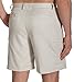 IZOD Men's Flat Front Basic Golf Cargo Short, Stonedust, 38