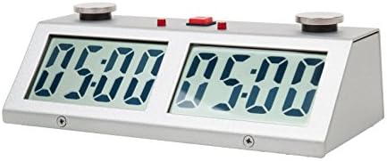Professional Digital Metal Chess Clock, Silver