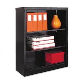 Steel Bookcase - Black