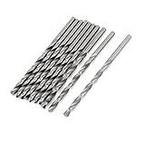 uxcell ツイストドリルビット　ストレートシャンク　HSS素材　45mmフルート　10個