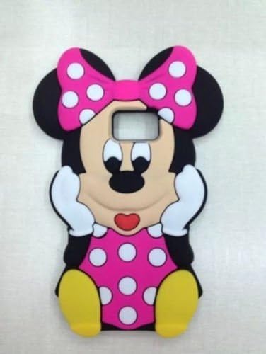 S7 Case,Samsung Galaxy S7 Minnie Mickey Case,Tribe-Tiger 3D Cute Cartoon Mouse Minnie Soft Silicon Gel Rubber Case Cover Skin for Samsung Galaxy S7(Pink Minnie)
