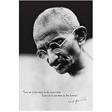 Gandhi (Live Forever) Art Poster Print - 24x36