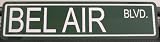 BEL AIR STREET SIGN
