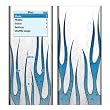 Blue Chill Flame Design Decal Skin Sticker for Apple iPod nano 2G (2nd Generation) 2GB/ 4GB/ 8GB Player