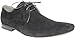 BRAVO Men's Dress Shoes BERTO-2 Faux Suede Fashion Oxford with a Round Plain Toe