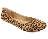 LEOPARD ROUND TOE FLAT