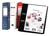 Bantex Vision A4 purple lever arch file, with side loading presentation pocket on front cover for personalisation, EACH
