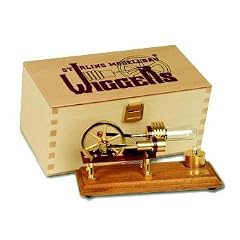 Stirlingmotor Modell Stiwi 1 vergoldet - Stirling Motor - Stirling Engine