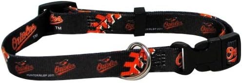 Baltimore Orioles MLB Dog Collar S: 10-14" length, 5/8" width