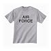 Vintage Air Force Short Sleeve T-Shirt - Military Style Physical Training T-Shirt in gray