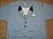 2 Skinnee J's Mission Accomplished 2008 Tour "Stumpy Suit" Blue T-Shirt; Size: Men's Large (L)