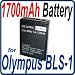 1700mAh Eurus BLS-1 BLS1 PS-BLS1 Li-Ion BATTERY for OLYMPUS E-400 / E400 E-410 / E410 Digital Camera