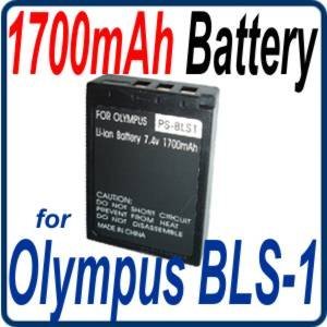 1700mAh BLS 1 BLS1 PS BLS1 Li Ion BATTERY for OLYMPUS E 400 E400 E 410 E410 Digital Camera