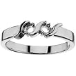14K White Gold Mother's Ring - 2 Gemstone -- YOU CHOOSE THE COLORS!