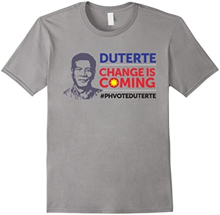 Men's DU30 is my president T-Shirt - Duterte for president Medium Slate