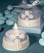 Blue Cross Candle Baby Shower Favors, 30