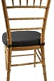 Chiavari Black 2`` Double-Welted Cushion