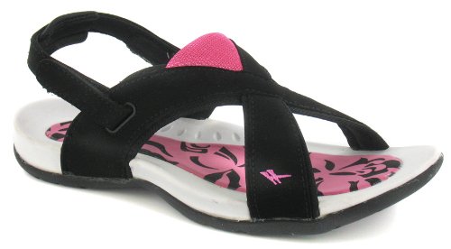 Gola "Dominica" Ladies Sports Sandal - Black/Pink
