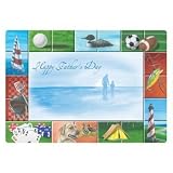 Happy Father's Day Paper Placemats 125 Per Pack