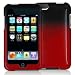 Electromaster(tm) Brand - Black / Red Crystal Hard Skin Case Cover New For Apple Ipod Touch Itouch 2nd And 3rd Generation Gen 2g 3g 2 3 8gb 16gb 32gb 64gb