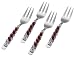 Wild Eye Designs Mini Forks, Set of 4, Red