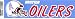 Houston Oilers NFL Football Bumper Sticker Strip