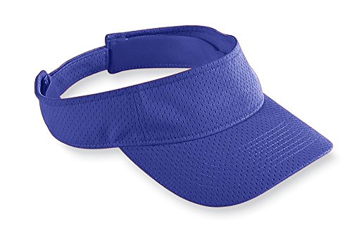 Augusta Sportswear ADULT ATHLETIC MESH VISOR OS Purple