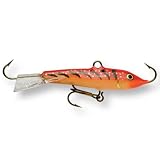 Rapala Jigging Rap Balanced Jigging Lures Size: 7; Color: Glow Red Tiger (GRT)