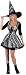 Gothic Rose Witch Plus Size Costume Mini Dress with Hat