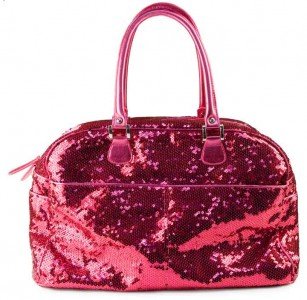 Large Fuchsia Sequin Schleppbag by Trumpette