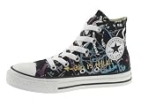 Converse Chuck Taylor All Star Hi Top Bathroom Wall Black/Multi Color Youth