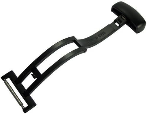 HFWB 20mm Black PVD Flip Lock Deployment Clasp