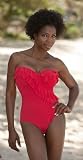 Miraclesuit Solid Flamenco Swimsuit - Red - Misses Size 14 by Miraclesuit