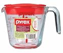 Pyrex Accents 2-Cup Measuring Cup with Lid - Red