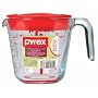 Pyrex Accents 2-Cup Measuring Cup with Lid - Red