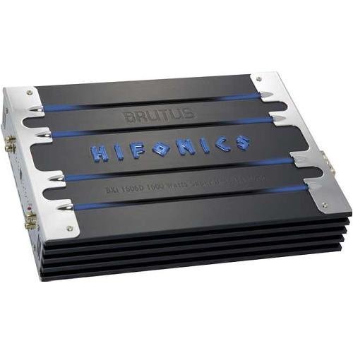 MAXXSONICS USA INC BXI1606D BRUTUS 1600 Watt x 1 RMS @ 1 Ohm Illuminated Car Amp. with 24dB Subsonic Filter