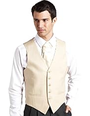 Autograph Pure Linen 5 Button Eveningwear Waistcoat