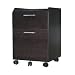 4D Concepts Rolling File Cabinet, Espresso