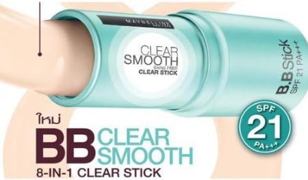 Maybelline Clear Smooth Shine Free BB Stick SPF21 PA+++ 8-in-1