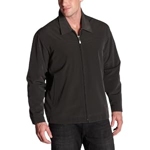 Claiborne by John Bartlett Mens Poly Tech Open Bottom Jacket