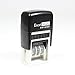 ExcelMark Self-Inking Mini Date & Message Stamp - S161 (Black Ink)