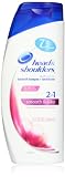 Head & Shoulders Smooth & Silky 2-In-1 Dandruff Shampoo + Conditioner 23.7 Fl Oz (Pack of 2)