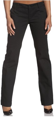 Dickies Girl Junior's Thin Dotted Stripe Twill Pant