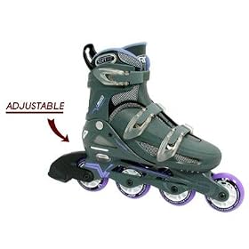Click here to buy Roller Derby Ladies V500 Adjustable Inline Skates.