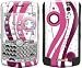Fantasy Pink Design Protective Skin Decal Faceplate for Blackberry Curve 8300/ 8310/ 8320 Cell Phones