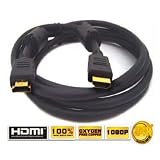 Premium 15 ft High Speed HDMI Ver 1.3 Category 2 Certified Cable w/Ferrite Cores (Gold Plated Connectors) - Supports PS3, Xbox, Blu-Ray, HD-DVR, HD-DVD, all HDTV resolutions - 1080p and beyond