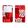 Swanky Red Design Skin Decal Sticker for Apple iPod video 30GB/ 60GB/ 80GB Player