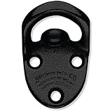 Black Cavalier Type Wall Mounted Bottle Opener