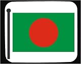 Decorated Mouse Pad with flag, Bangladesh