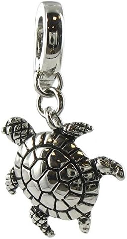 Eligo Charms Silver Plated Clip on Charm Turtle